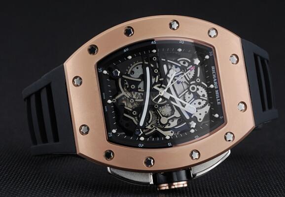 Richard Mille Replica Watch Gold RM 61-01 Yohan Blake